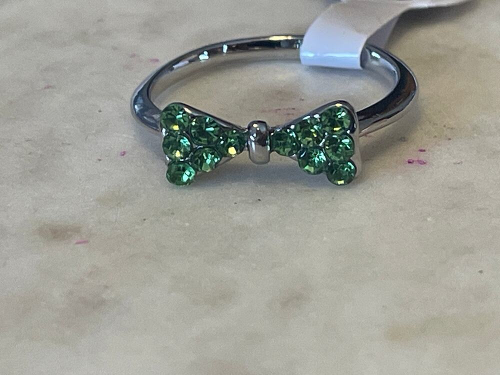 Fashion ring silver tone 8